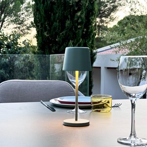 Mini lampe de table vert olive kelly mini