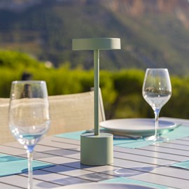 Lampe de table sans fil led roby olive