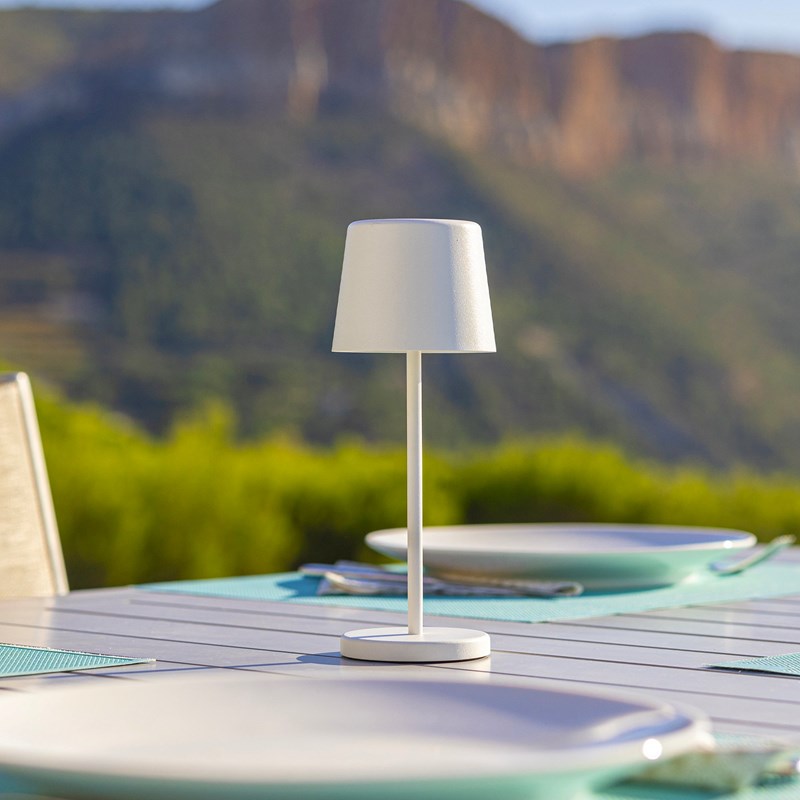 Lampe de table sans fil blanc kelly mini
