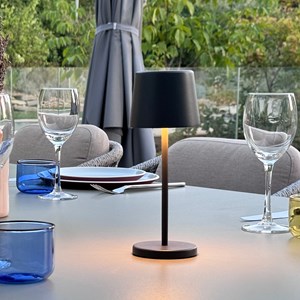 Mini lampe de table gris anthracite kelly mini