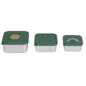 Lot de 3 boites gigognes en inox ha