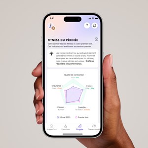 Perifit sonde périnéale connectée rose