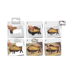 5 pochoirs artistiques géants