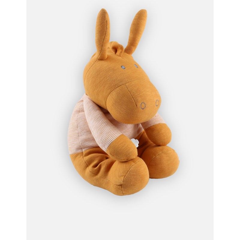 Peluche coton bio 40cm paco ocre