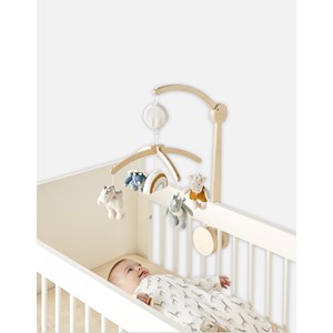 Mobile musical en bois tso