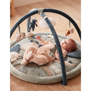 Tapis d'éveil stegi en veloudoux,