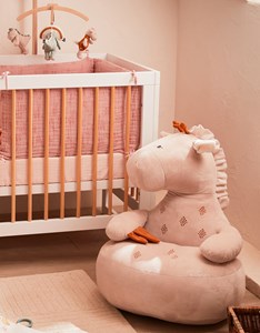 Sofa tiga en veloudoux, beige-ocre