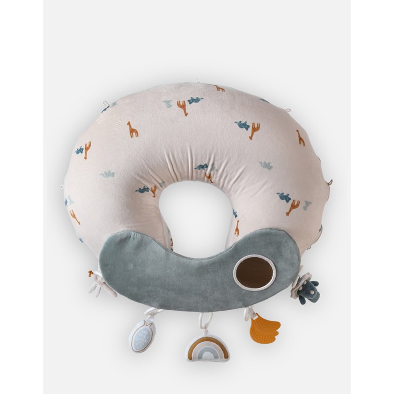Noukies - Coussin d'activités veloudoux