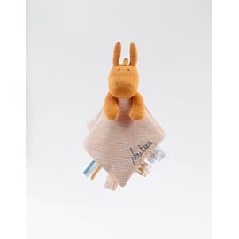 Doudou paco en coton bio, ocre