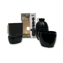 Système de cuisson bushcraft avec