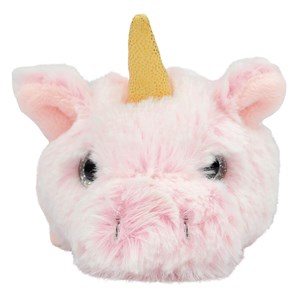 Peluche licorne rose essuie éc