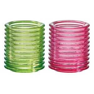 Lot de 2 photophores buzz buzz couleur