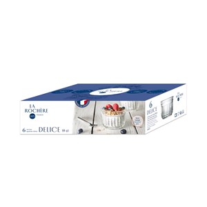 Lot de 6 verrines pm, delice