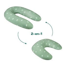 Coussin de grossesse b.love 2 en 1 green