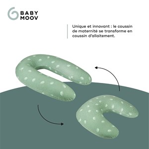 Coussin de grossesse b.love 2 en 1 green Vert