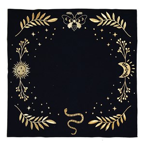 Nappe de divination verte