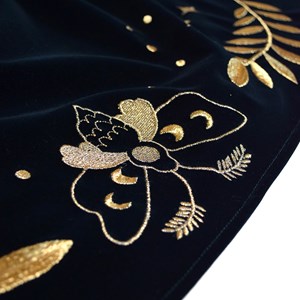 Nappe de divination verte