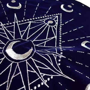 Nappe de divination bleue