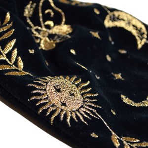 Bourse pour cartes de tarot verte