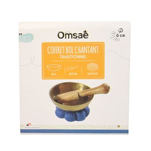 Coffret bol chantant traditionnel 6 cm