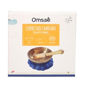 Coffret bol chantant traditionnel 8 cm