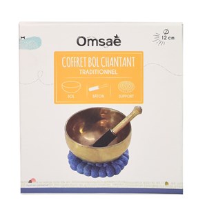 Coffret bol chantant traditionnel 12 cm