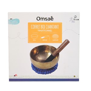 Coffret bol chantant traditionnel 16 cm
