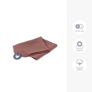 Cape d'allaitement mom'n play brick Orange