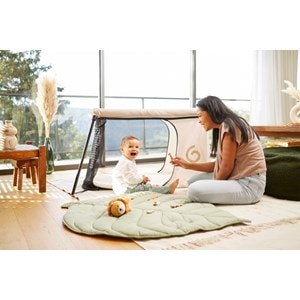 Lit parapluie compact moov & sleep sable Beige