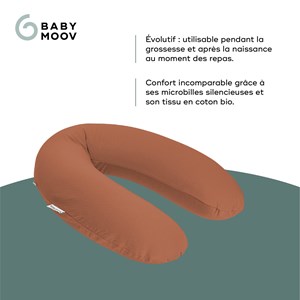Coussin de grossesse doomoo buddy kaki Orange