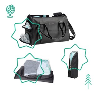 Sac à langer glossy et matelas à langer