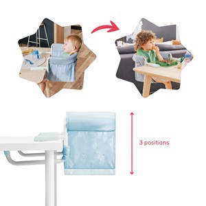 Siège de table pour bébé ultra compact