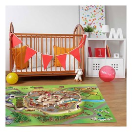 Tapis enfant 100x150 multicolore