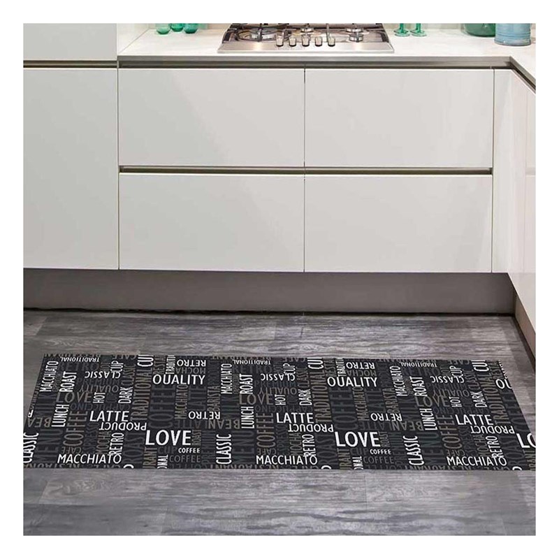 Un Amour de Tapis - Tapis de cuisine 67x180 gris