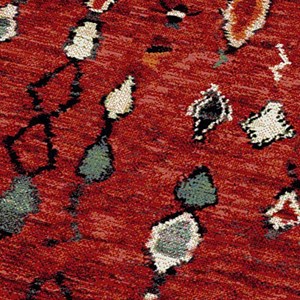 Tapis berbère style 120x170 rouge