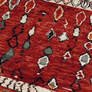 Tapis berbère style 160x230 rouge