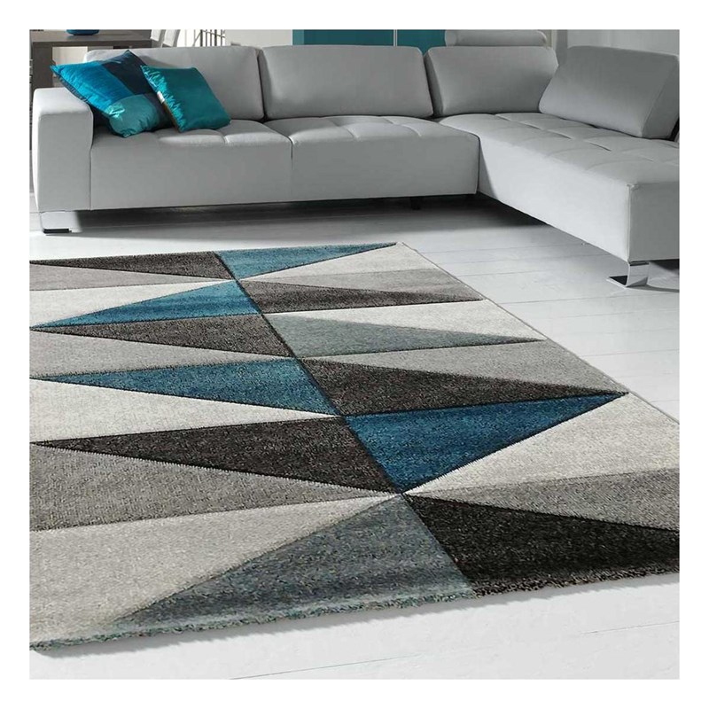 Un Amour de Tapis - Tapis salon 160x230 bleu