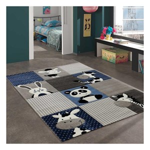 Tapis enfant 200x290 bleu