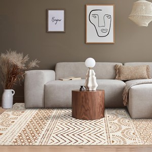 Tapis berbère style 160x230 crème