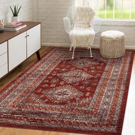 Tapis orient style 120x170 rouge