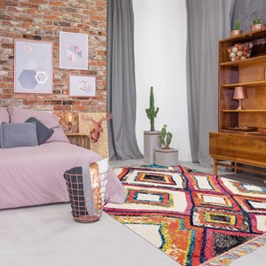 Tapis berbère style 160x230 multicolore