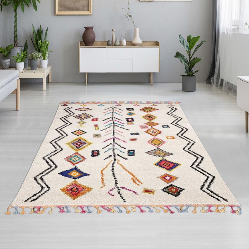 Un Amour de Tapis - Tapis berbère style 160x230 multicolore