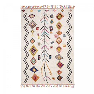 Tapis berbère style 80x150 multicolore