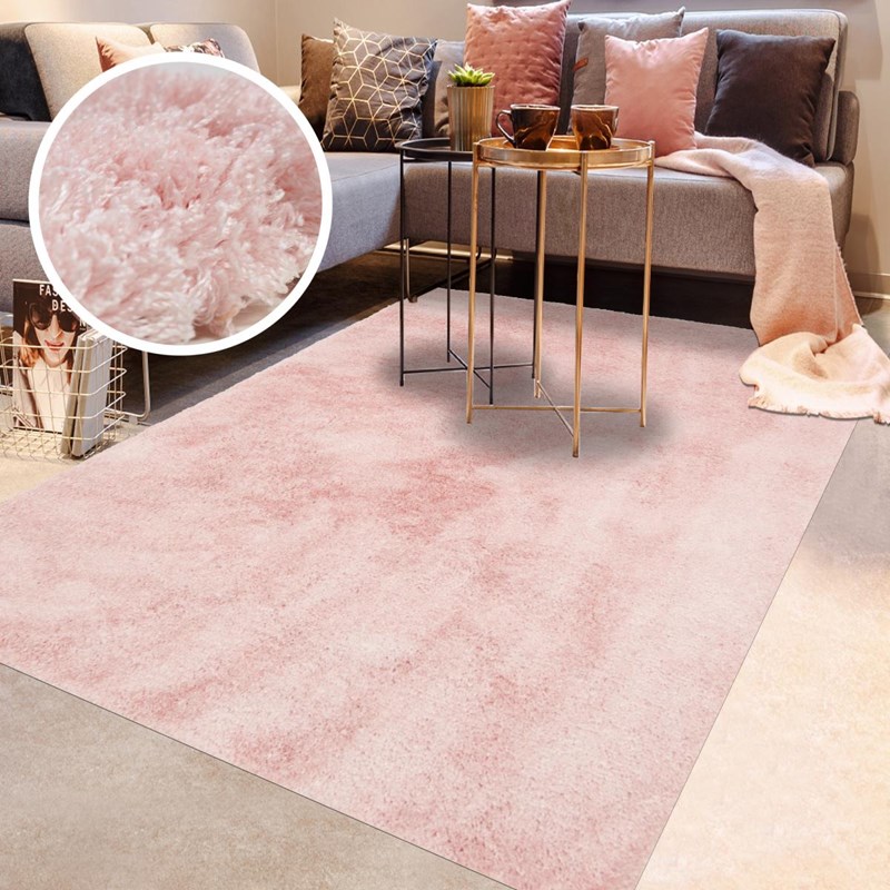 Un Amour de Tapis - Tapis shaggy 60x110 rose