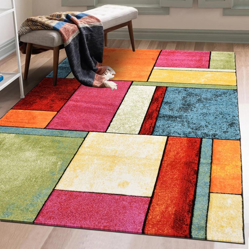 Un Amour de Tapis - Tapis salon 140x200 multicolore