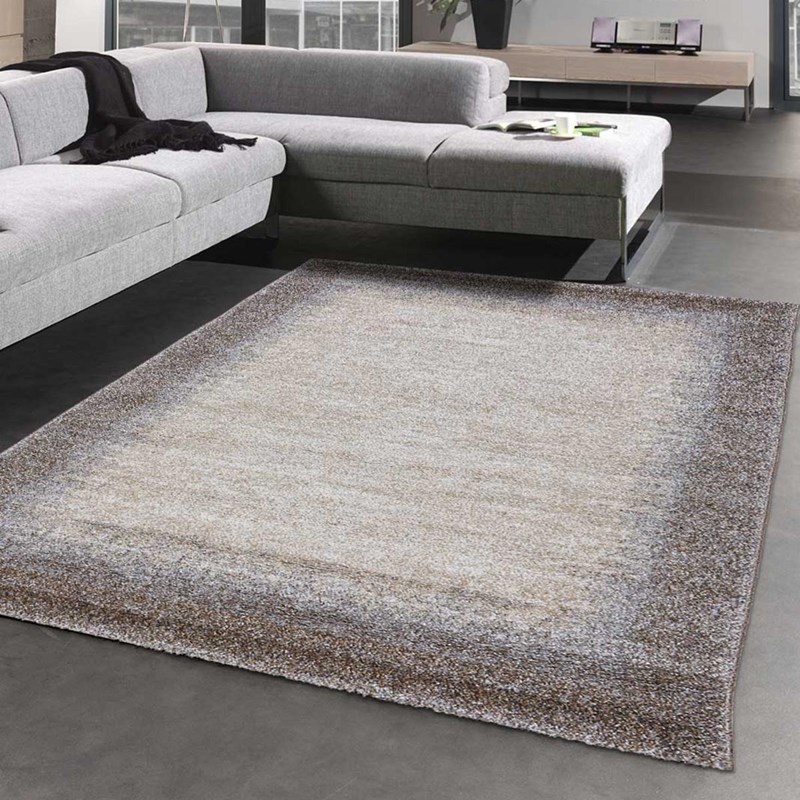 Tapis salon 120x170 marron