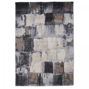 Tapis salon 160x230 gris