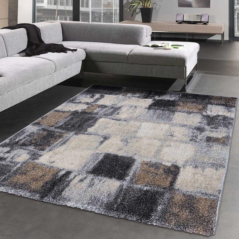 Un Amour de Tapis - Tapis salon 160x230 gris
