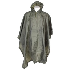Poncho fostex ripstop-taille unique-vert