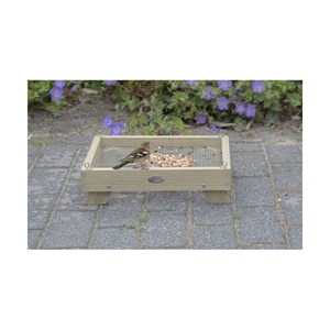 Mangeoire au sol pour oiseaux sauvages